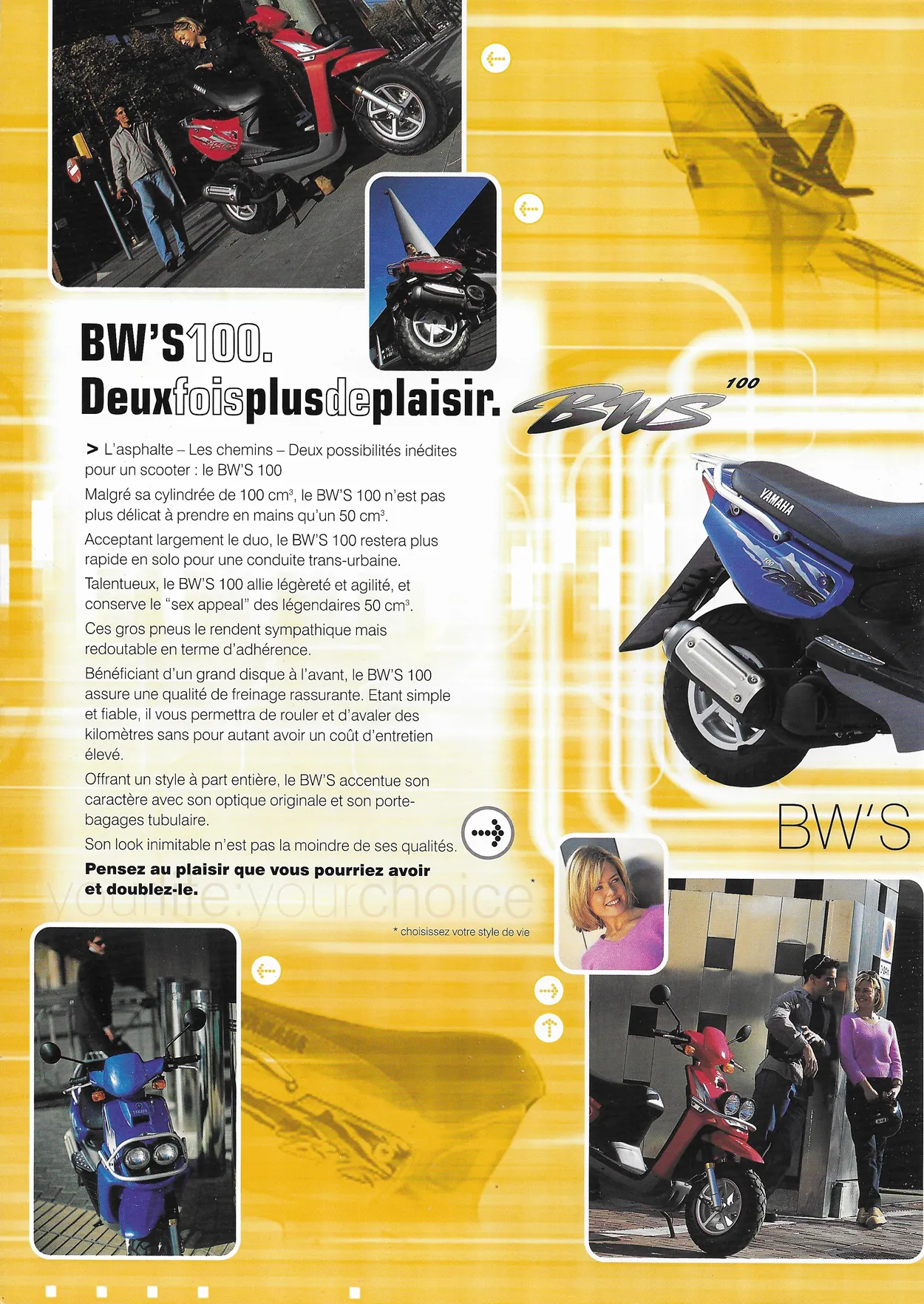 Brochure Yamaha Bws 100cc 2001 1