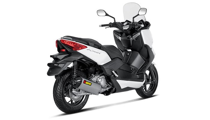 Akrapovic Slip-on inox : un silencieux homologué pour XMax et X-City 250